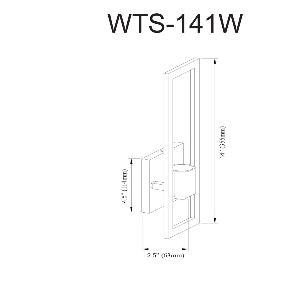 1LT Incandescent Wall Sconce, MB. Picture 5