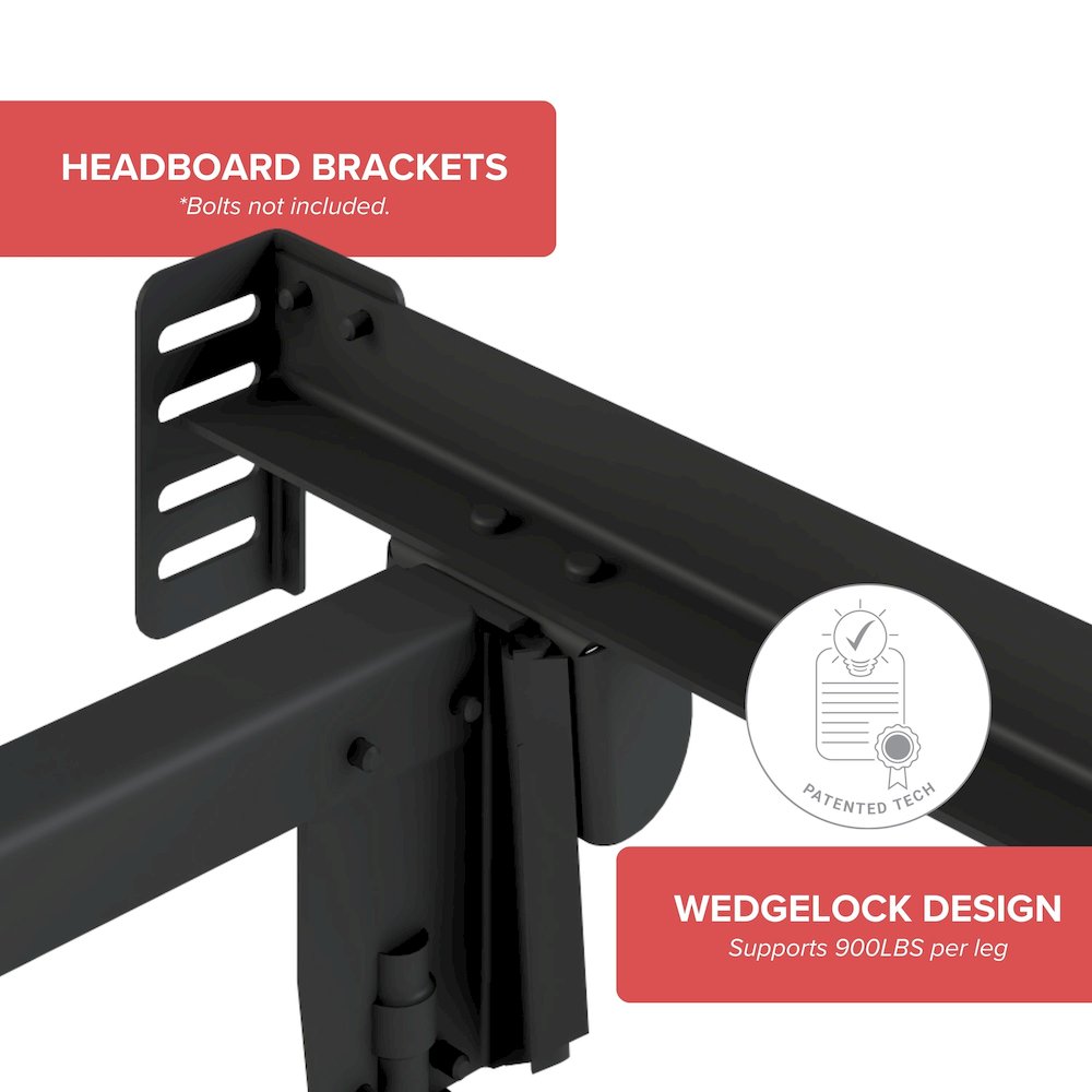 Heavy Duty Bed Frame with Rollers & Glides. Picture 7