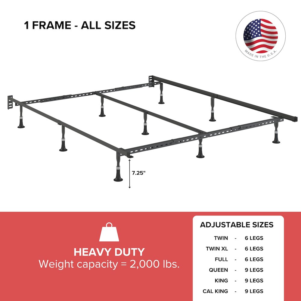 Premium Bed Frame - Twin / Full / Queen / Eastern King / California King. Picture 6