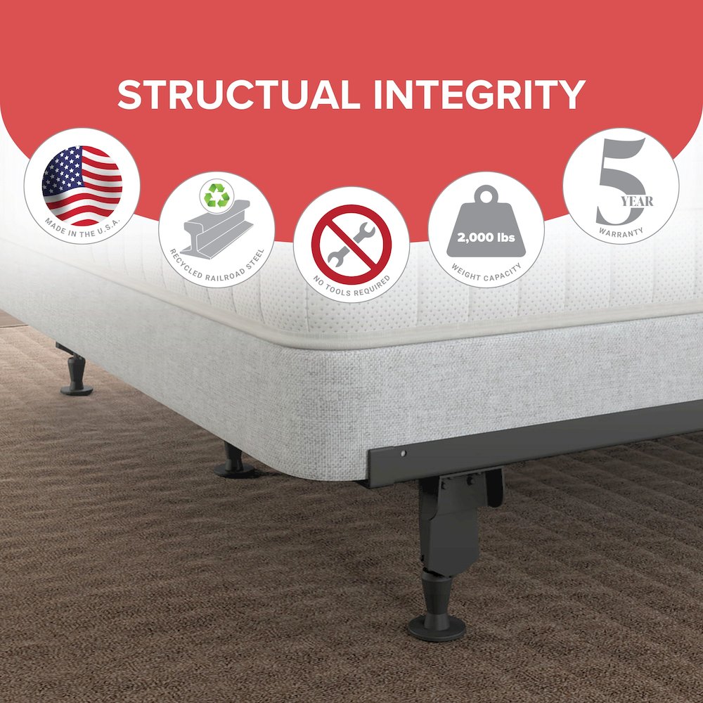 Heavy Duty Bed Frame with Rollers & Glides. Picture 10