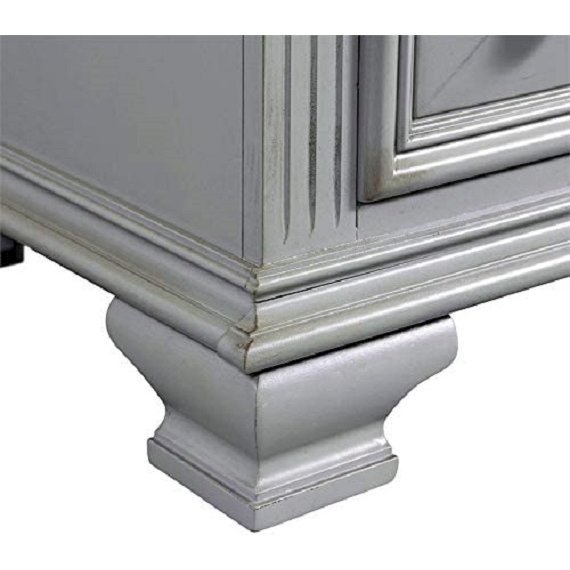 Picket House Furnishings Trent 6-Drawer Chest in Antique Grey. Picture 5