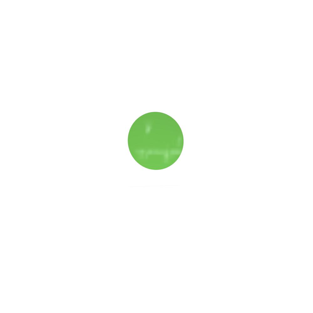 Ghent Coda Low Profile Circular Glassboard, Magnetic, Green, 48" Diameter. Picture 1