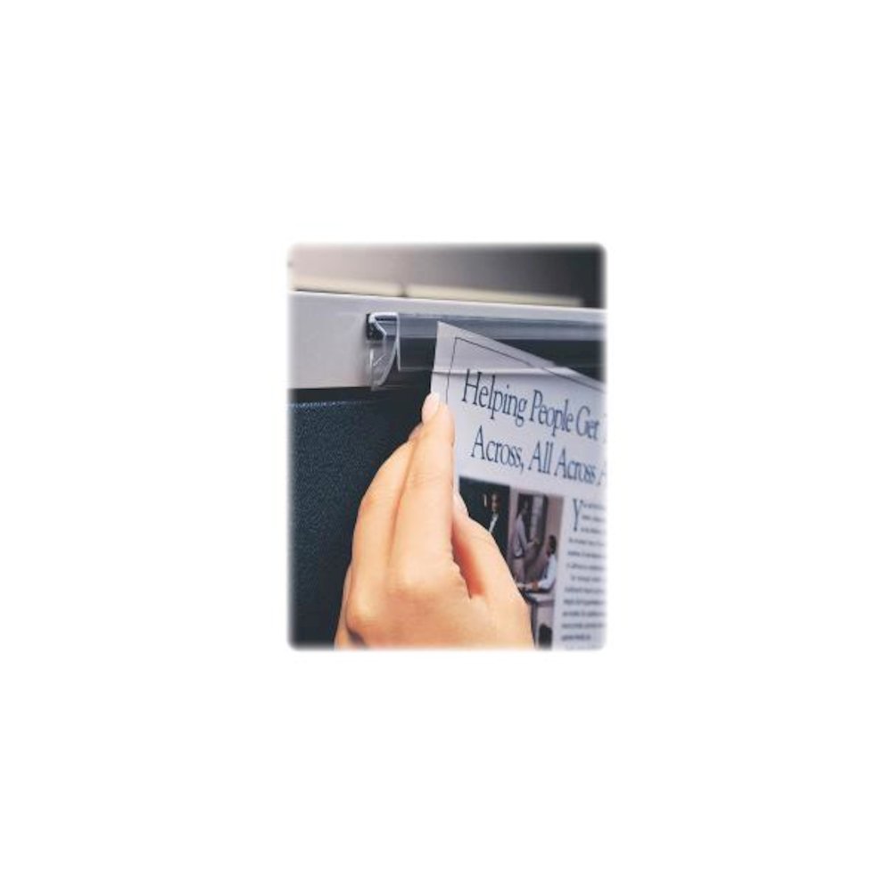Ghent Hold-Up Display Rail - 48" - 1 Each - Clear. Picture 2