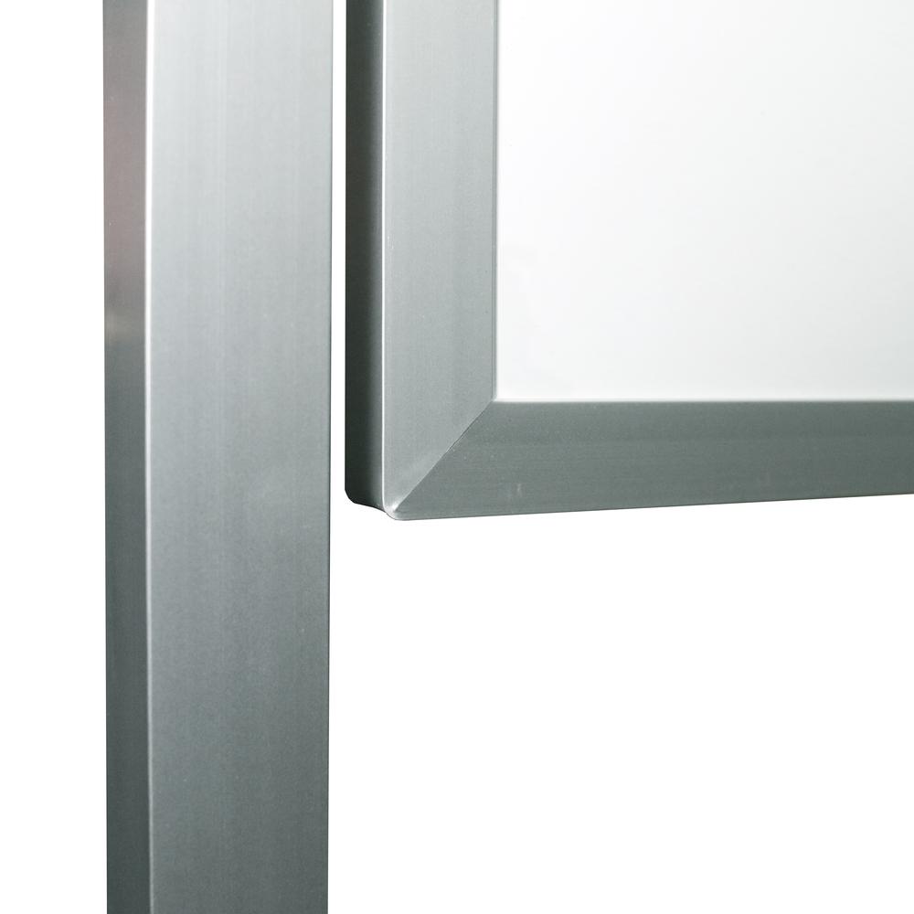 Ghent Reversible Whiteboard with Aluminum Frame, 3'H x 4'W. Picture 5
