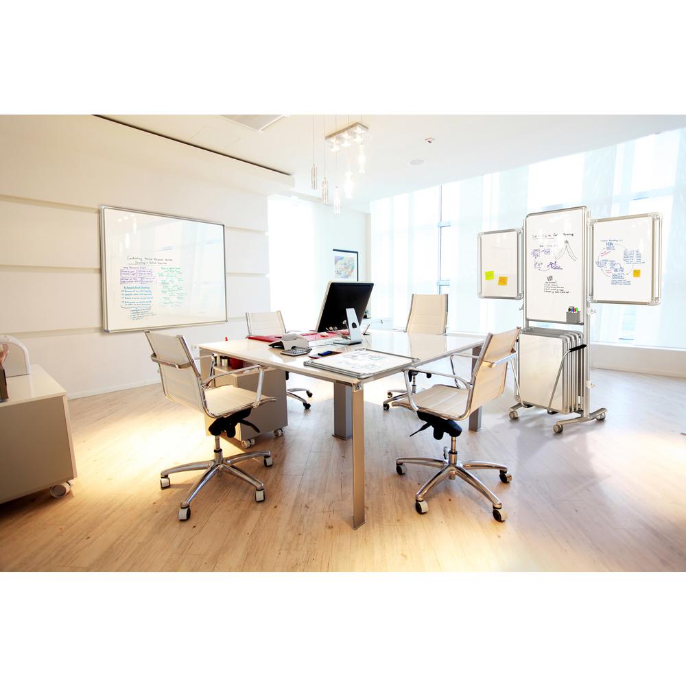 36" x 48" Nexus Wall-Mounted Porcelain Magnetic Whiteboard. Picture 3