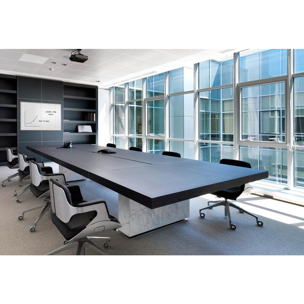 Ghent 1"x1" Grid Magnetic Whiteboard, 2’H x 3’W. Picture 4