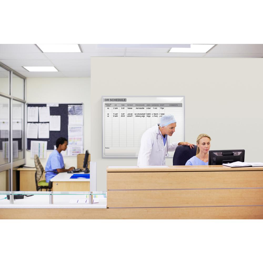 Ghent OR Schedule Magnetic Whiteboard, 4’H x 6’W. Picture 4