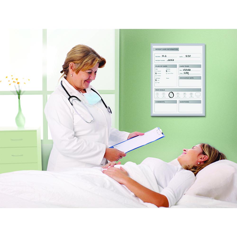 Ghent Patient Room Magnetic Whiteboard, 18"H x 24"W. Picture 5