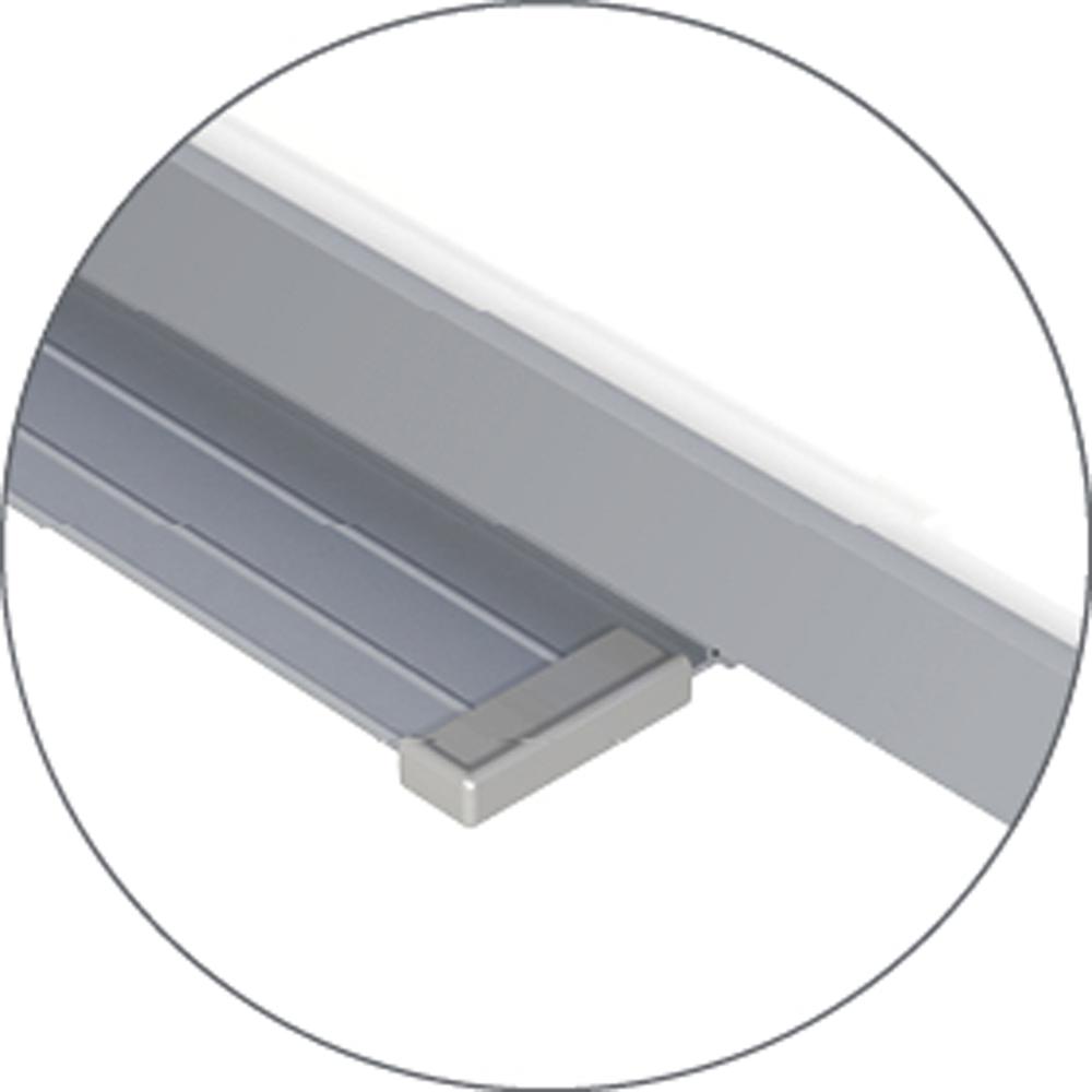 Ghent 2"x2" Grid Magnetic Whiteboard, 2’H x 3’W. Picture 4