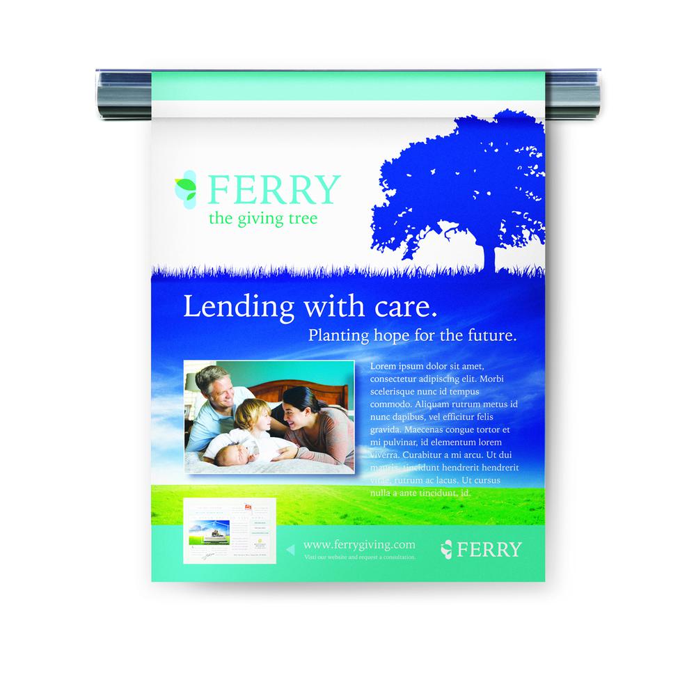 60” Length - Hold-Up Display Rail - 6 Per Carton. Picture 2