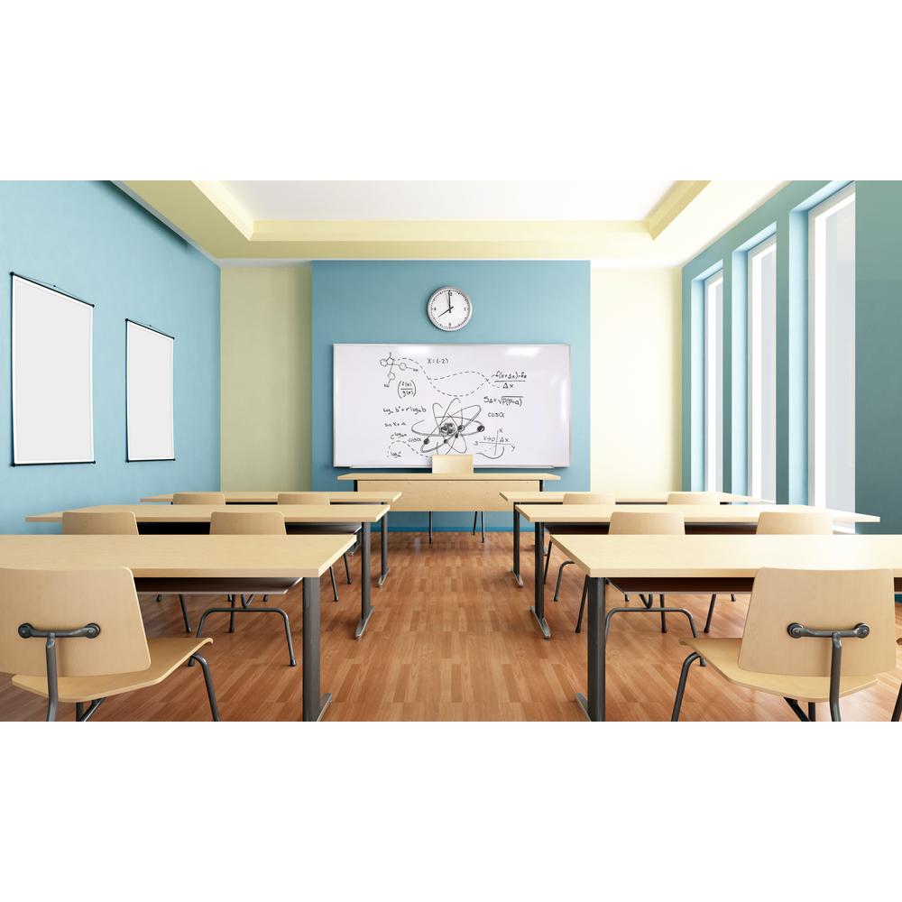 Ghent Magnetic Porcelain Whiteboard with Aluminum Frame, 3'H x 4'W. Picture 8