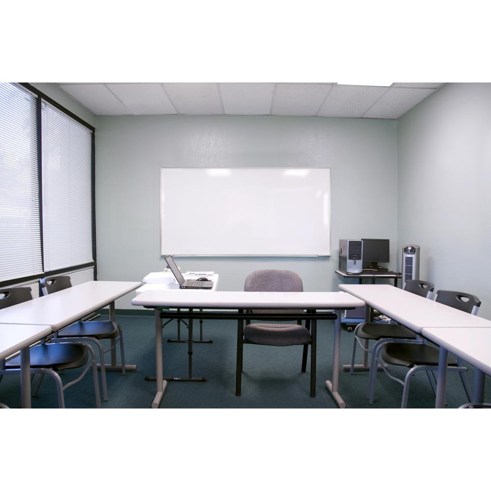 Ghent Magnetic Porcelain Whiteboard with Aluminum Frame, 3'H x 4'W. Picture 9