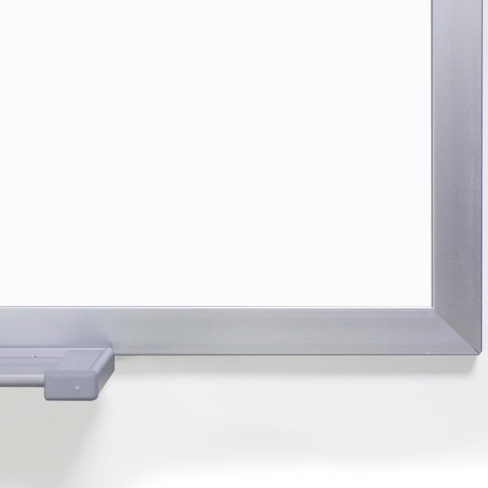 Ghent Magnetic Porcelain Whiteboard with Aluminum Frame, 4'H x 6'W. Picture 3