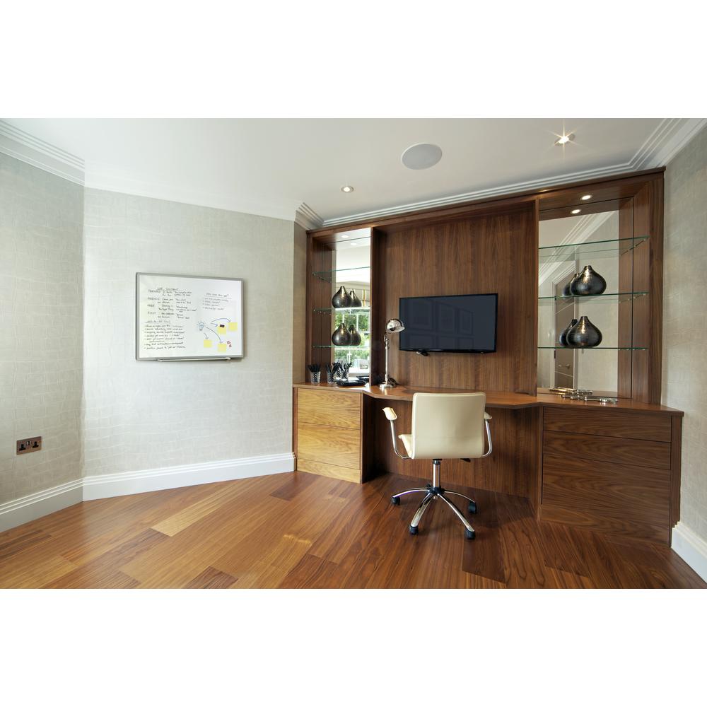 Ghent Non-Magnetic Whiteboard with Aluminum Frame, 18"H x 24"W. Picture 4