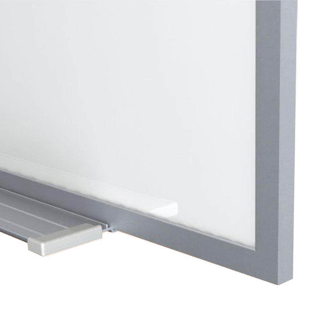 Proma Magnetic Porcelain Projection Whiteboard, Aluminum Frame, 4'H x 7' 4"W. Picture 3