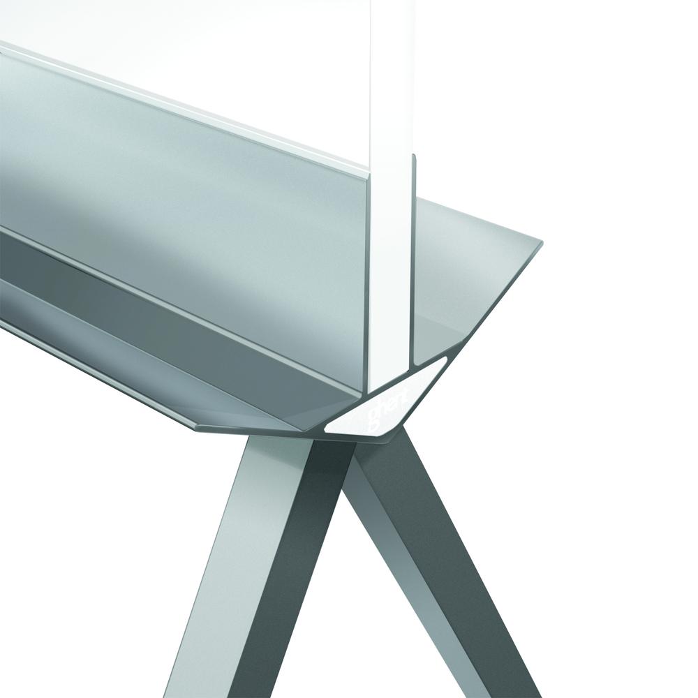 Ghent Roam Rolling Whiteboard 45"H x 36"W. Picture 2