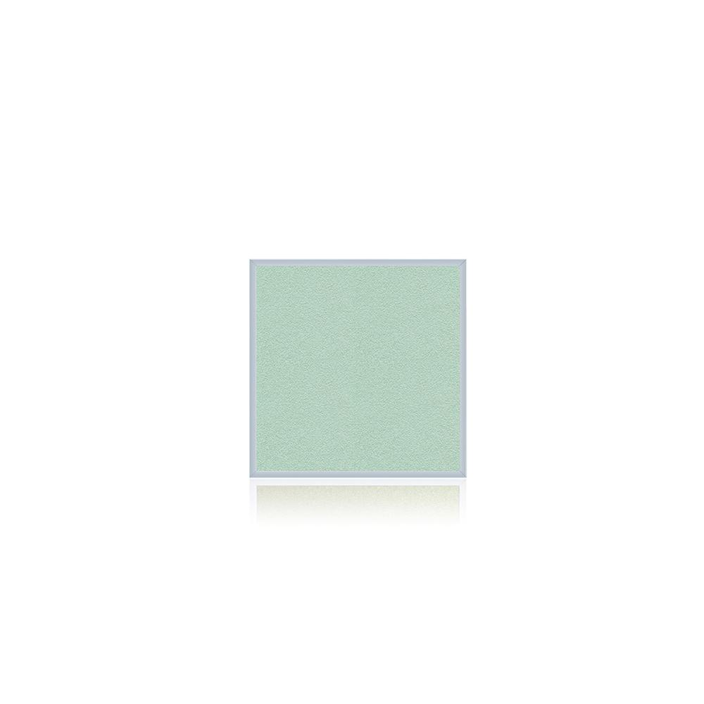Ghent 48.5" x 48.5" Aluminum Frame Vinyl Bulletin Board - Silver. Picture 1
