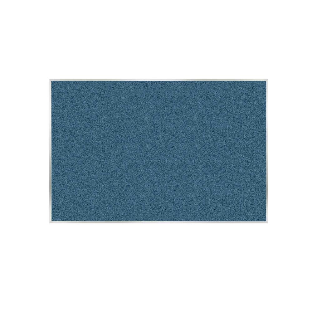 Ghent 48.5" x 144.5" Aluminum Frame Vinyl Bulletin Board - Ocean. Picture 1