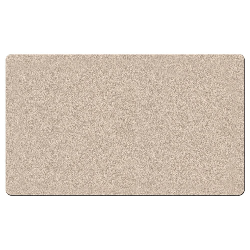 Ghent 48"x72" Fabric Bulletin Board w/ Wrapped Edge - Beige. Picture 1