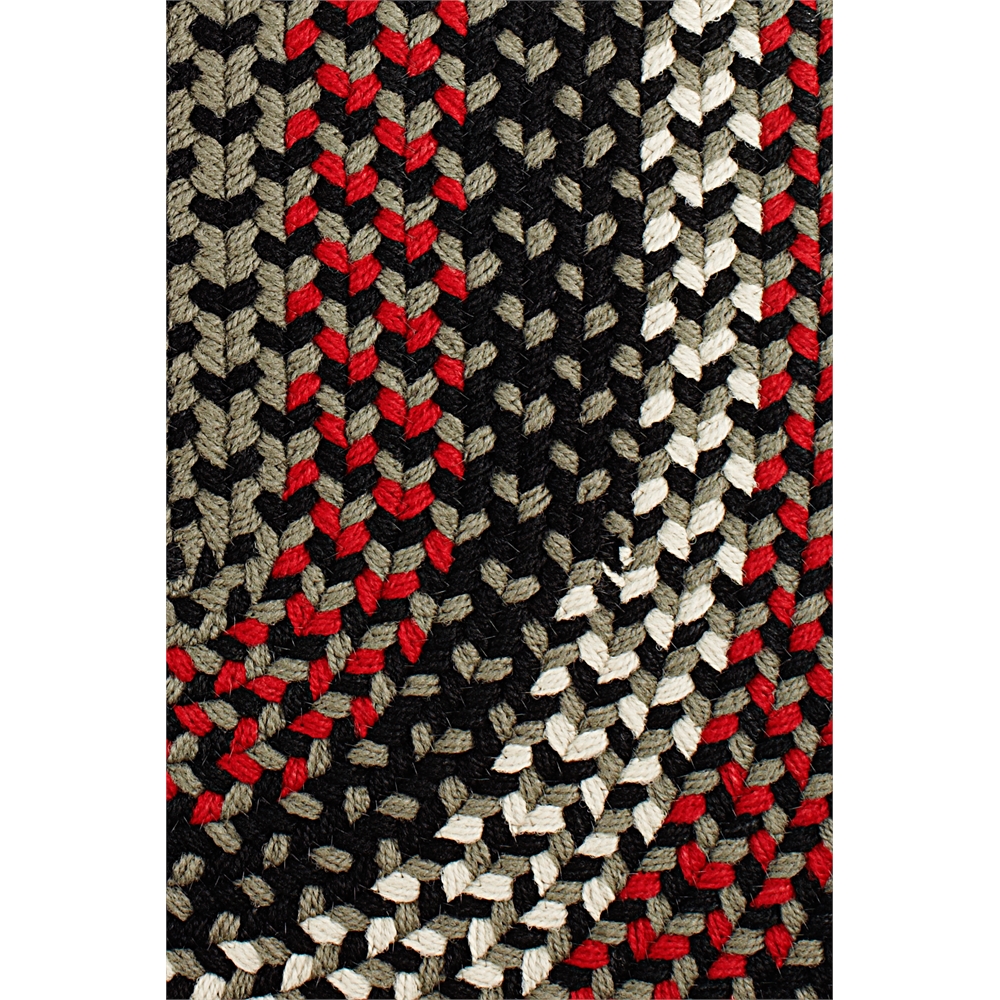 Manhattan Black Satin 18" x 36" Slice. Picture 1