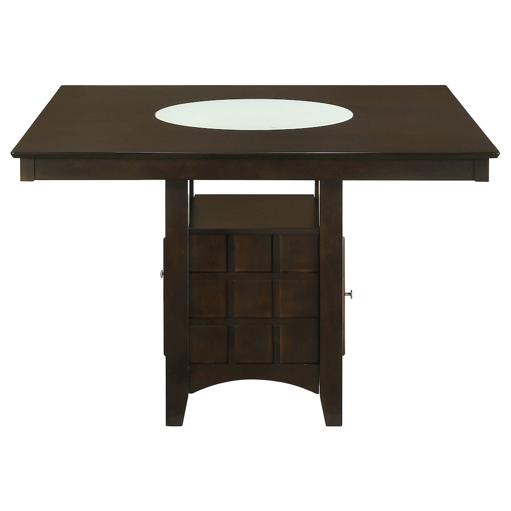Gabriel 9-piece Square Counter Height Dining Set Cappuccino. Picture 4