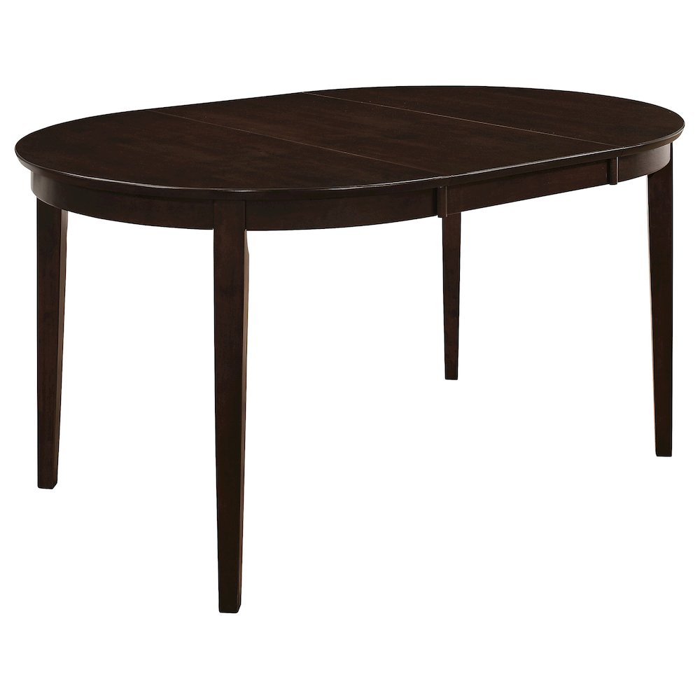 Gabriel 7-piece Extension Leaf Dining Table Set Cappuccino. Picture 3