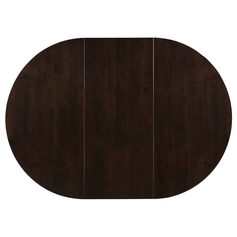 Gabriel 7-piece Extension Leaf Dining Table Set Cappuccino. Picture 11