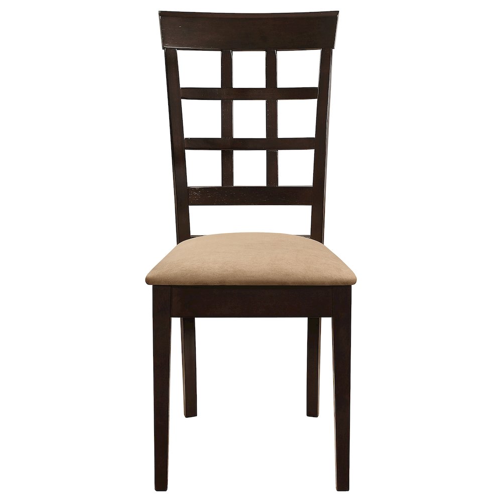 Gabriel 7-piece Extension Leaf Dining Table Set Cappuccino. Picture 7