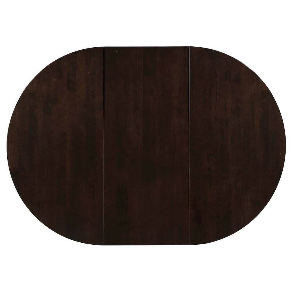 Gabriel 7-piece Extension Leaf Dining Table Set Cappuccino. Picture 11