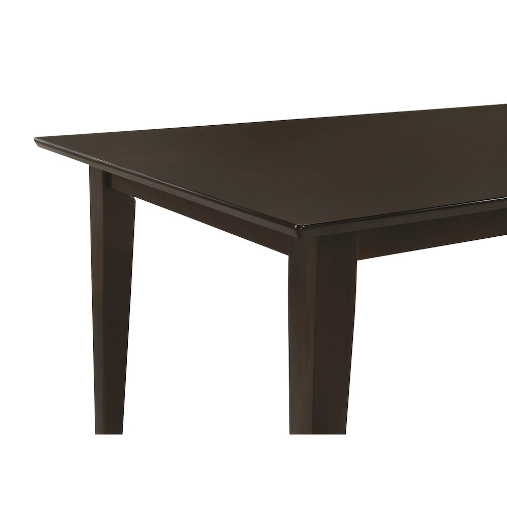 Gabriel 5-piece Rectangular 59-inch Dining Set Cappuccino. Picture 6