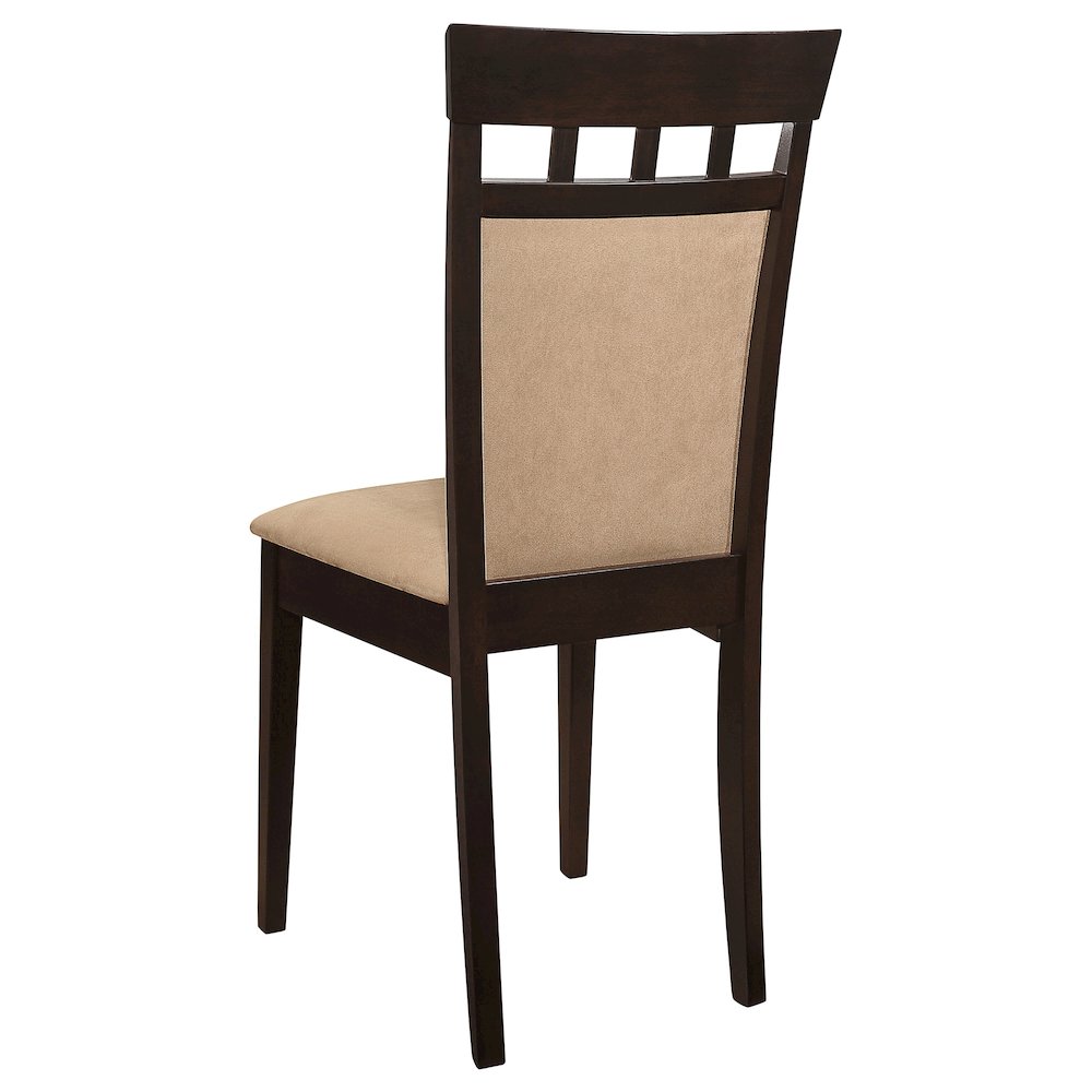 Gabriel Closed Back Dining Side Chair Cappuccino (Set of 2). Picture 7