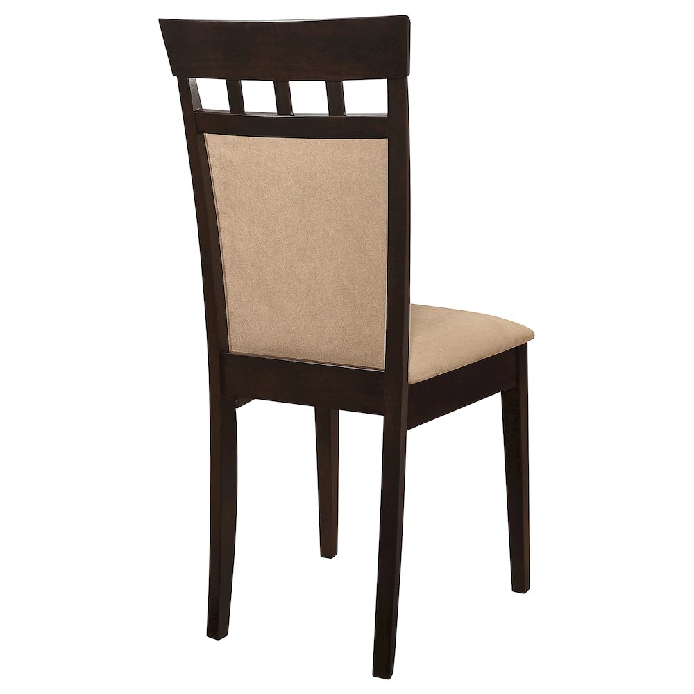 Gabriel Closed Back Dining Side Chair Cappuccino (Set of 2). Picture 9