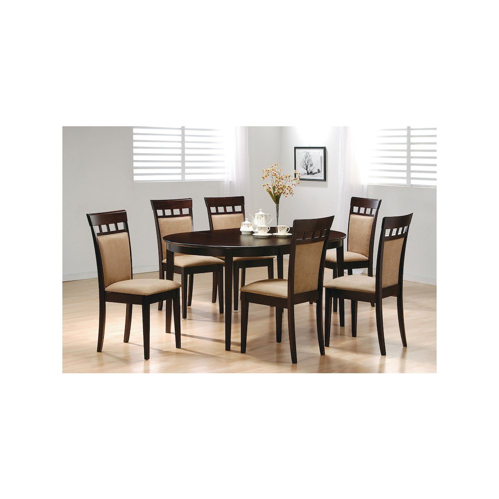 Gabriel Closed Back Dining Side Chair Cappuccino (Set of 2). Picture 13