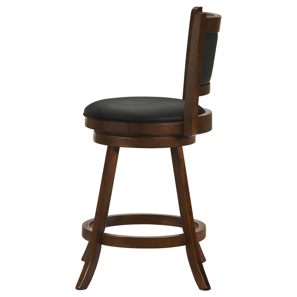 Broxton Upholstered Swivel Counter Chair Chestnut (Set of 2). Picture 6