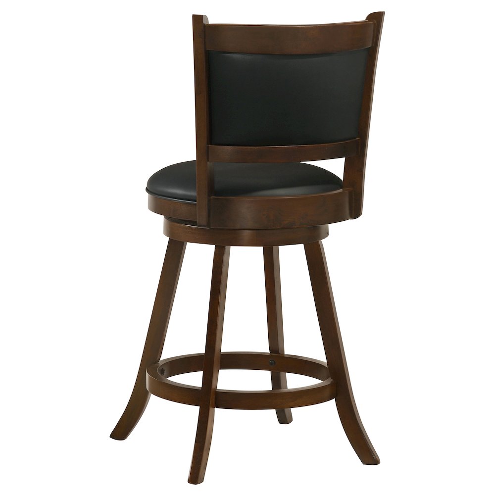 Broxton Upholstered Swivel Counter Chair Chestnut (Set of 2). Picture 7