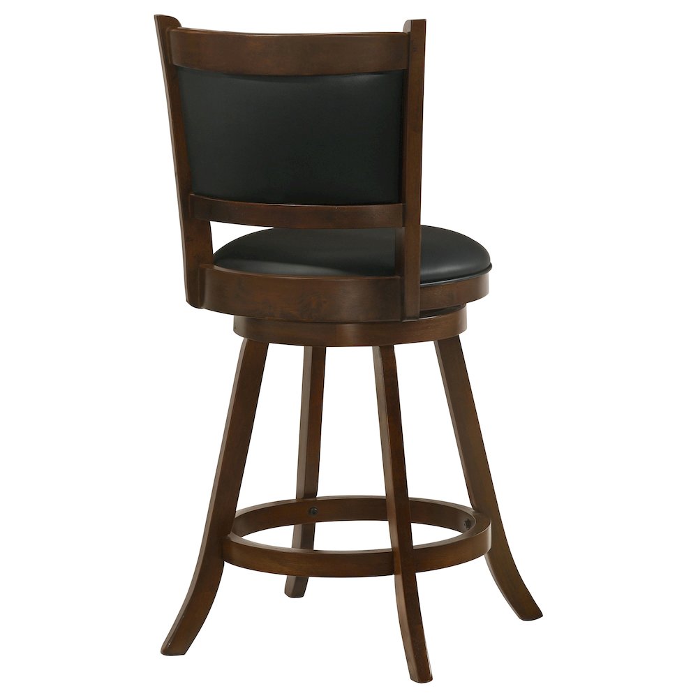 Broxton Upholstered Swivel Counter Chair Chestnut (Set of 2). Picture 8