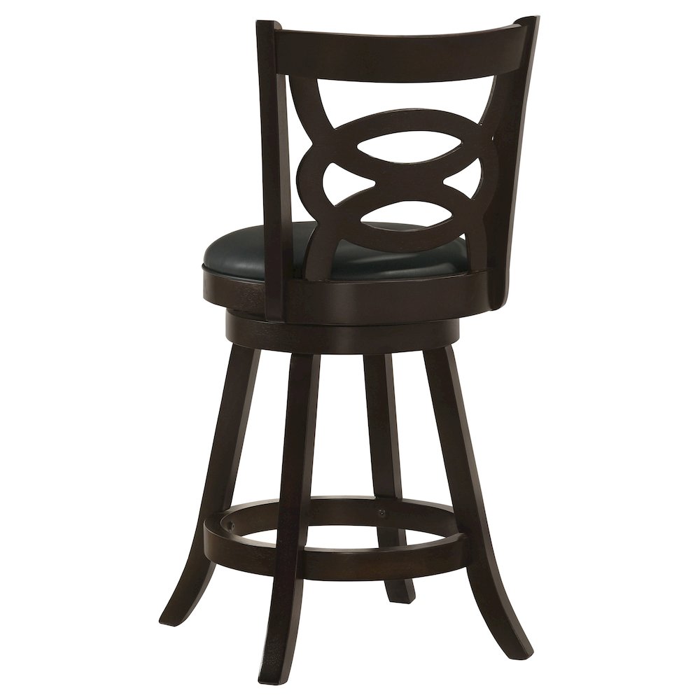 Calecita Wood Swivel Counter Stool Cappuccino (Set of 2). Picture 7