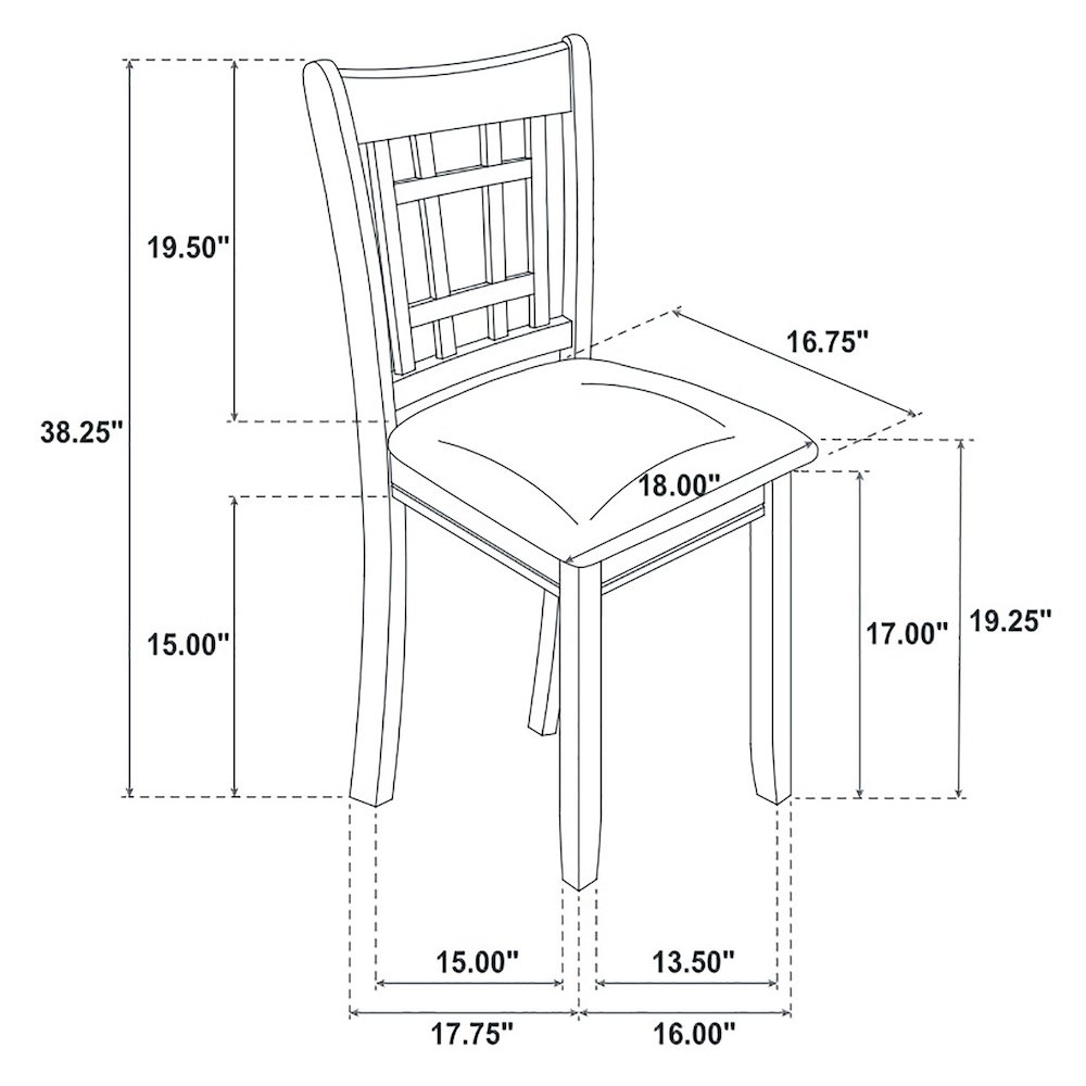 Lavon 5-piece Oval Extension Leaf Dining Set Espresso. Picture 11