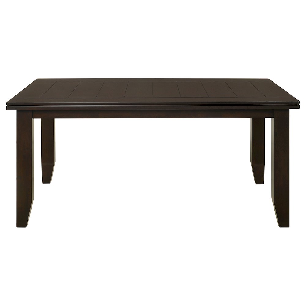 Dalila Rectangular 66-inch Wood Dining Table Cappuccino. Picture 3