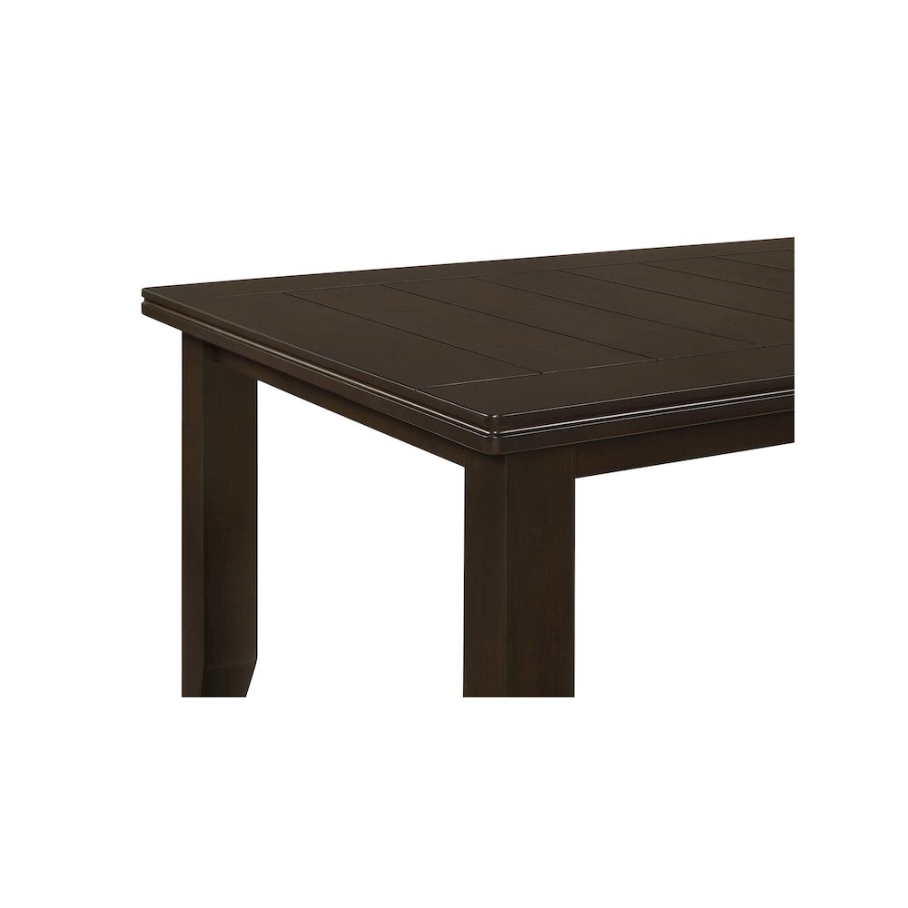Dalila Rectangular 66-inch Wood Dining Table Cappuccino. Picture 8