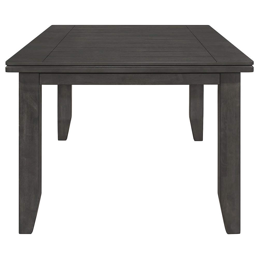 Dalila 5-piece Rectangular Dining Table Set Dark Grey. Picture 5