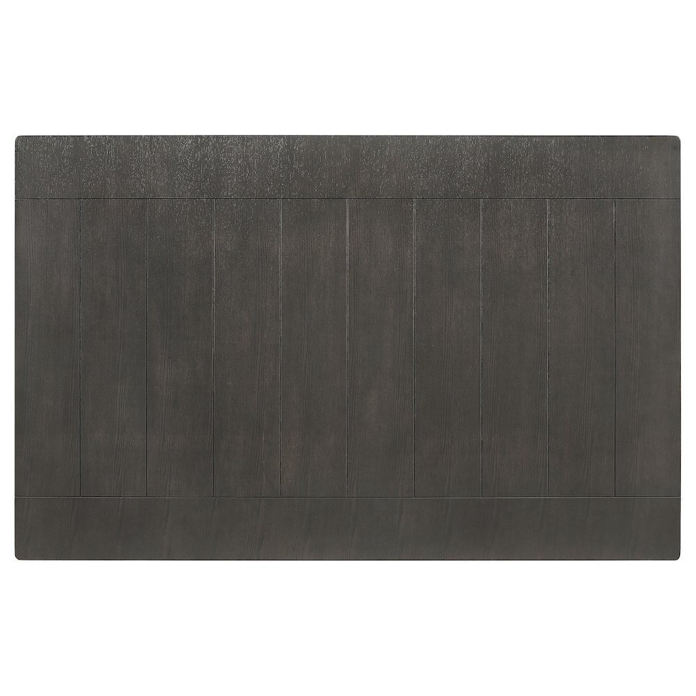 Dalila 5-piece Rectangular Dining Table Set Dark Grey. Picture 11