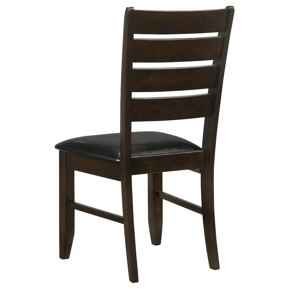 Dalila Wood Dining Side Chair Cappuccino (Set of 2). Picture 7