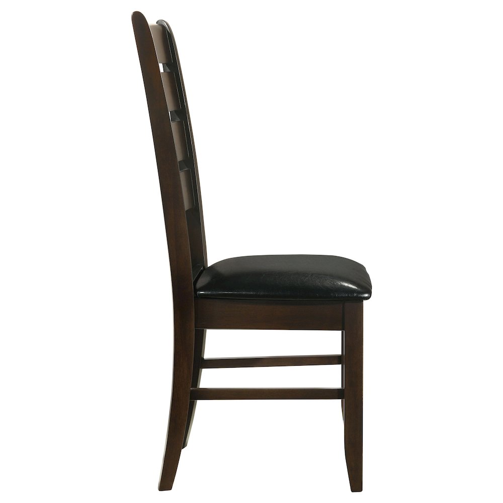 Dalila Wood Dining Side Chair Cappuccino (Set of 2). Picture 9