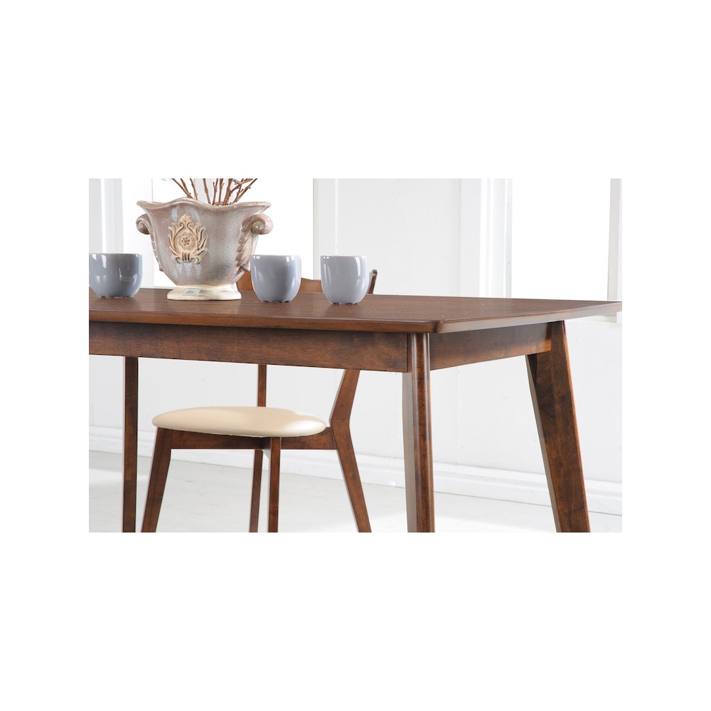 Kersey 5-piece Rectangular Dining Table Set Chestnut. Picture 12