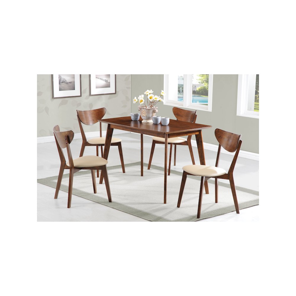 Kersey Wood Dining Side Chair Chestnut (Set of 2). Picture 13