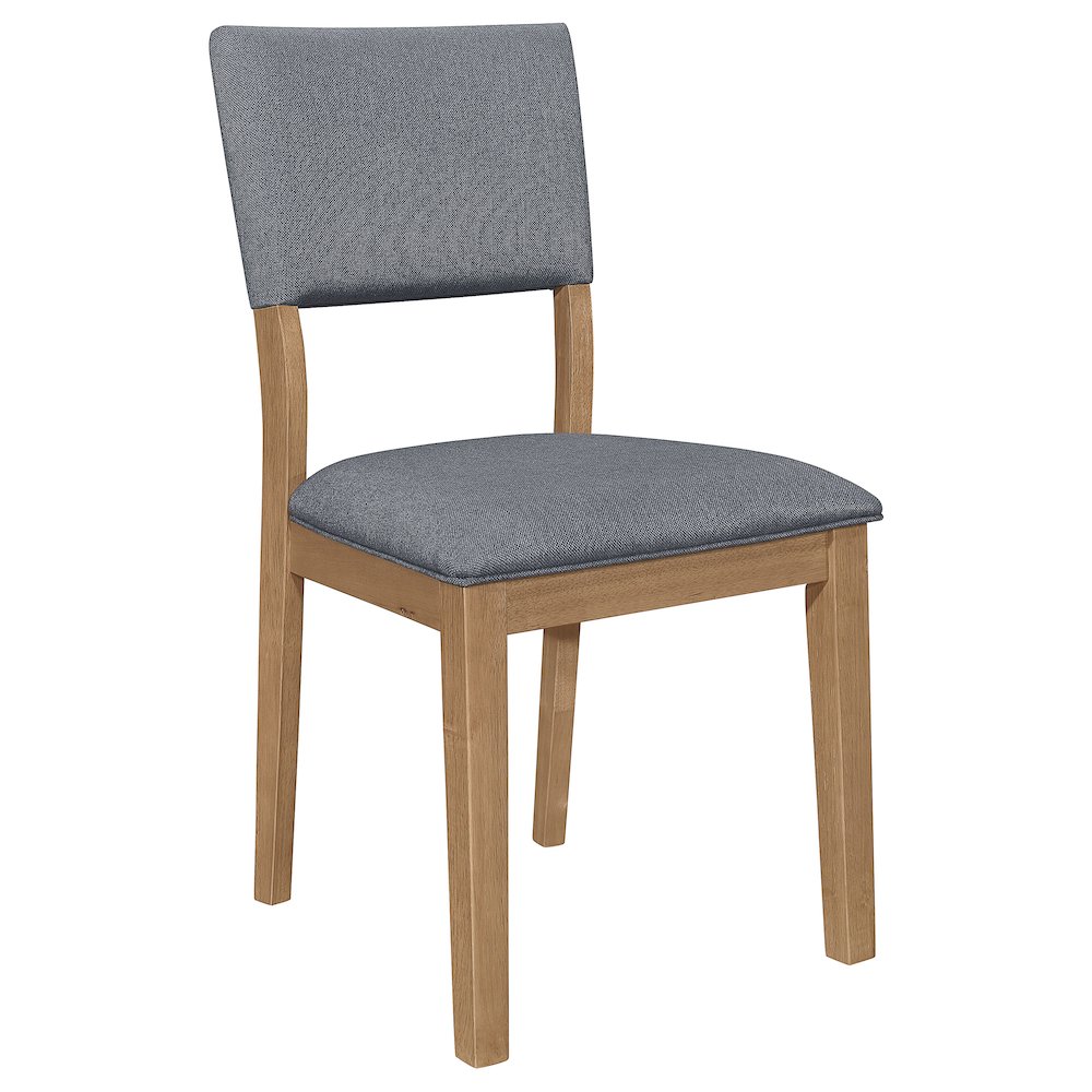 Sharon Fabric Upholstered Dining Side Chair Brown (Set of 2). Picture 3