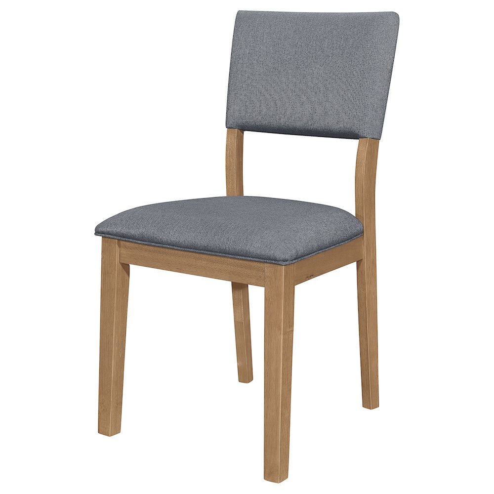 Sharon Fabric Upholstered Dining Side Chair Brown (Set of 2). Picture 5