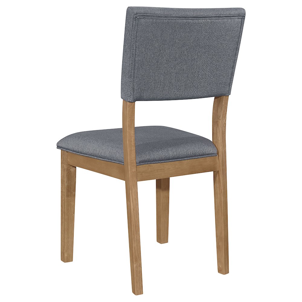 Sharon Fabric Upholstered Dining Side Chair Brown (Set of 2). Picture 7