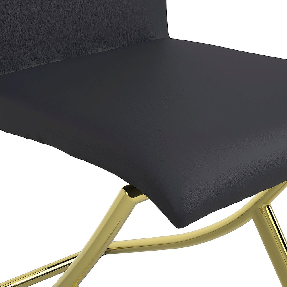 Carmelia Upholstered Dining Side Chair Black (Set of 4). Picture 14